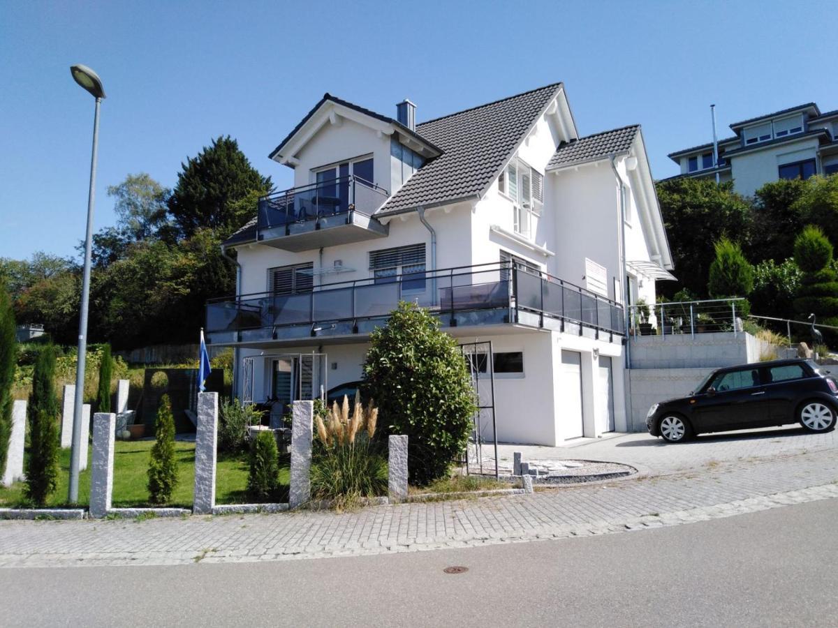 Ferienwohnung Wisser- Fernblick บัดเบลลิงเงน ภายนอก รูปภาพ